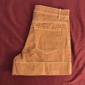 Forever 21 high waisted brown shorts size 24